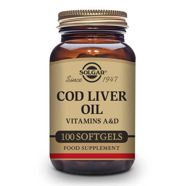 SOLGAR ACEITE HIGADO BACALAO (100 CÁPSULAS BLANDAS)