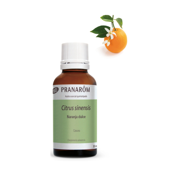 PRANAROM ACEITE NARANJA DULCE  CÁSCARA BIO FORMATO FAMILIAR (30ml)