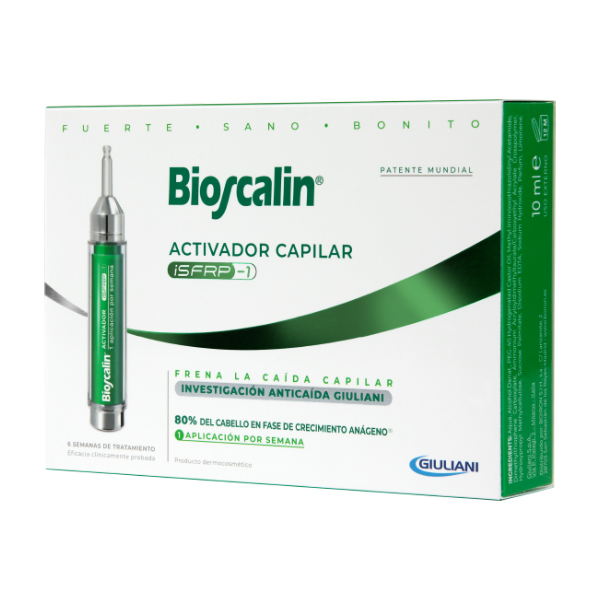 BIOSCALIN ACTIVADOR CAPILAR i SFRP-1 AMPOLLAS 6 SEMANAS (10ml)