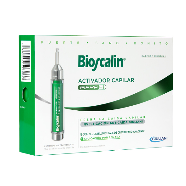 BIOSCALIN ACTIVADOR CAPILAR i SFRP-1 AMPOLLAS 6 SEMANAS (10ml)