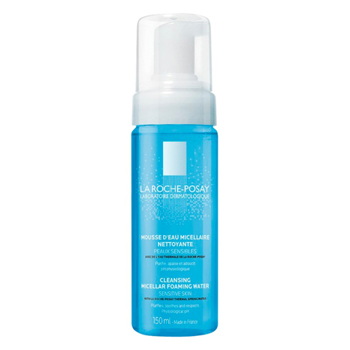 LA ROCHE POSAY Physiologique Espuma de Agua Micelar Desmaquillante y Limpiadora facial Piel Sensible (150ml)