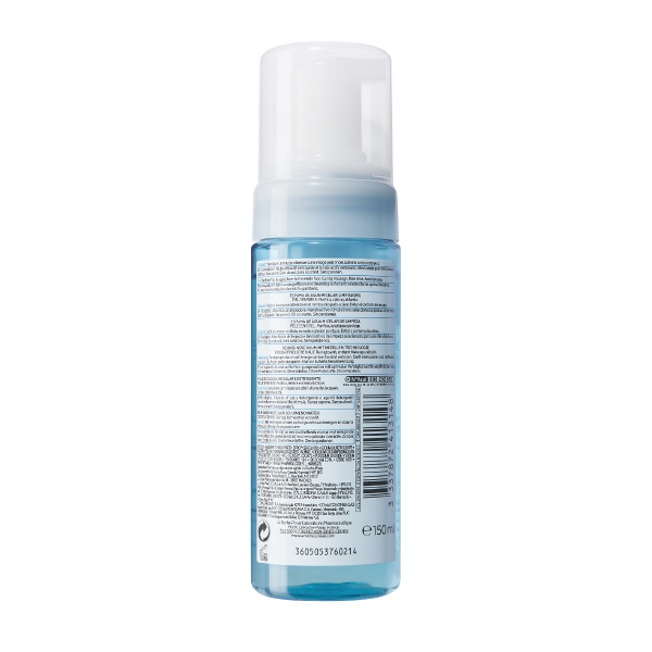 LA ROCHE POSAY Physiologique Espuma de Agua Micelar Desmaquillante y Limpiadora facial Piel Sensible (150ml)