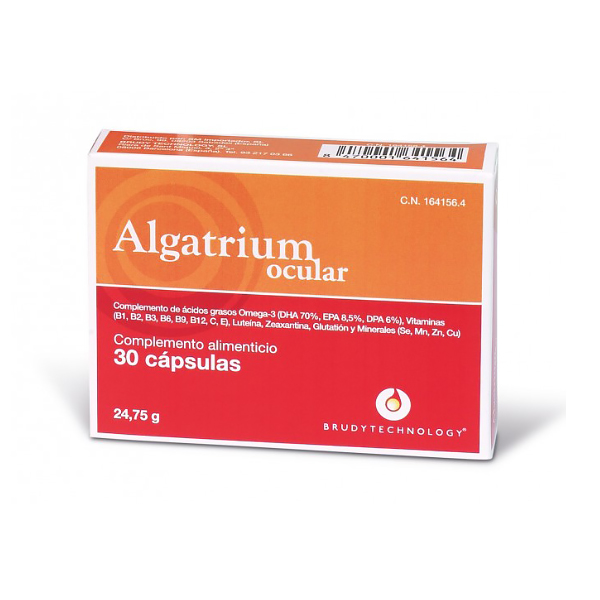 BRUDYLAB Algatrium Ocular 280MG DHA (30 perlas)