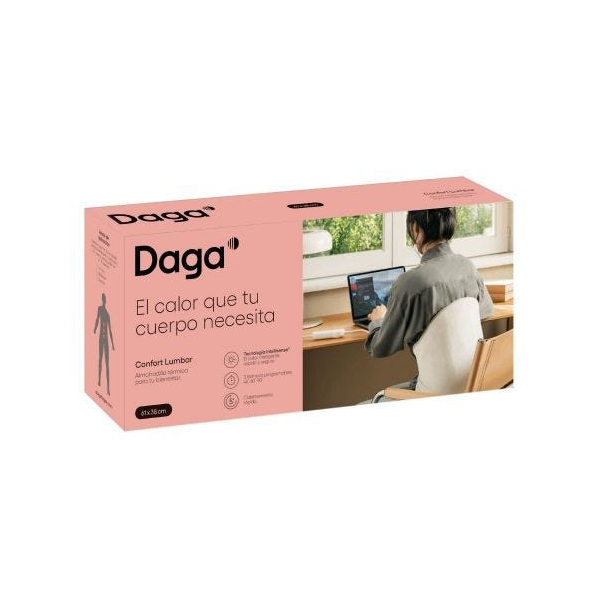 DAGA ALMOHADILLA TÉRMICA CONFORT LUMBAR (61cmX 38cm)