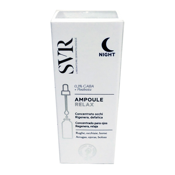 SVR [RE] AMPOLLA RELAX 0,3% GABA + POSTBIOTIC NOCHE (PIPETA 15ML)