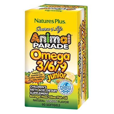 Animal Parade® Omega 3/6/9 Junior (90 perlas)