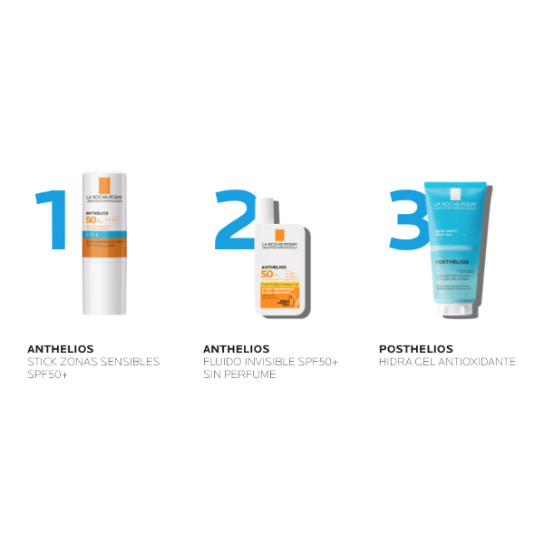LA ROCHE POSAY ANTHELIOS STICK ZONAS SENSIBLES SPF50+ PROTECTOR SOLAR PIEL SENSIBLE (9G)