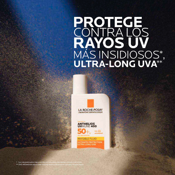LA ROCHE POSAY ANTHELIOS UV-MUNE 400 PLUS FLUIDO INVISIBLE SPF50+ (50ML)