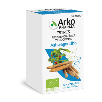 ARKOCAPSULAS ASHWAGHANDA  (45 CAPSULAS)