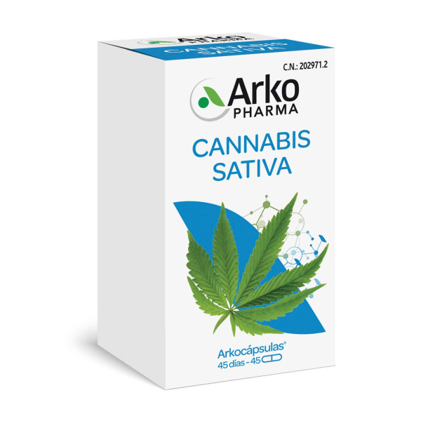ARKOPHARMA ARKOCÁPSULAS® CANNABIS SATIVA BIO (45 CAPSULAS)
