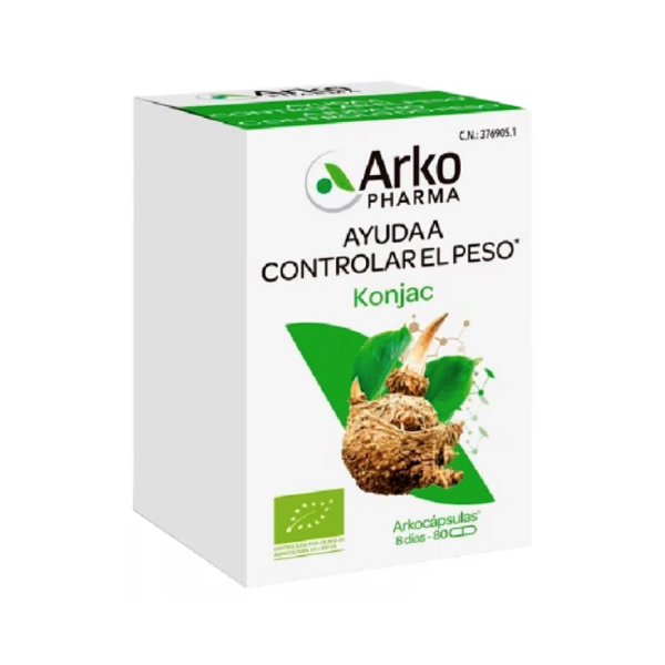 ARKOPHARMA ARKOCÁPSULAS® KONJAC BIO (80 CÁPSULAS)