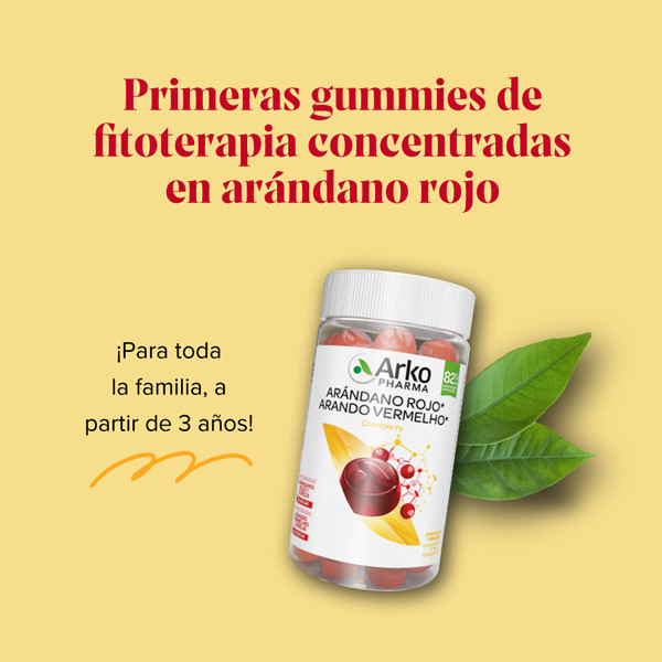 ARKOPHARMA ARKOGUMMIES ARÁNDONO ROJO (60 CARAMELOS GOMA)