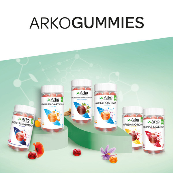 ARKOPHARMA ARKOGUMMIES FLEXIBILIDAD ARTICULAR (60 CARAMELOS GOMA)