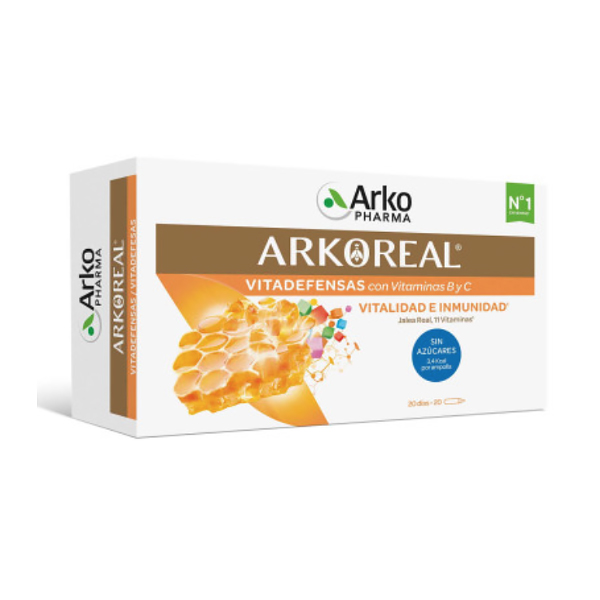 ARKOPHARMA Arkoreal® Vitaminada LIGHT 1.000mg (20 ampollas)      