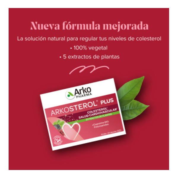 ARKOPHARMA Arkosterol® Plus 100% vegetal (30 CAPSULAS)