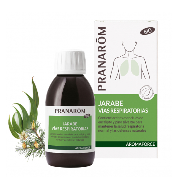 PRANAROM AROMAFORCE  JARABE VIAS RESPIRATORIAS +3 AÑOS (150ml)
