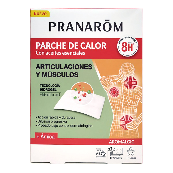PRANAROM AROMALGIC PARCHES CALOR (3 UNIDADES)