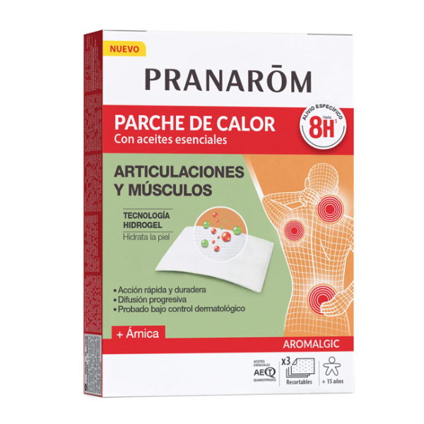 PRANAROM AROMALGIC PARCHES CALOR (3 UNIDADES)
