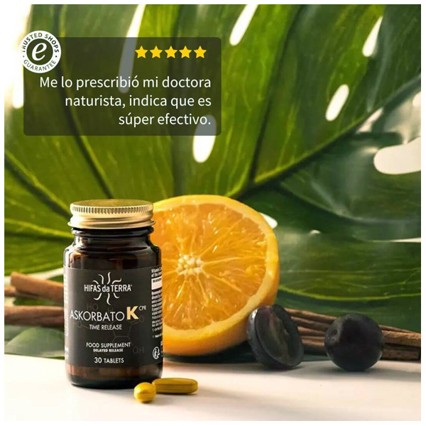 HIFAS DA TERRA ASKORBATO-K Vitamina C (30 CÁPS.VEGANAS)