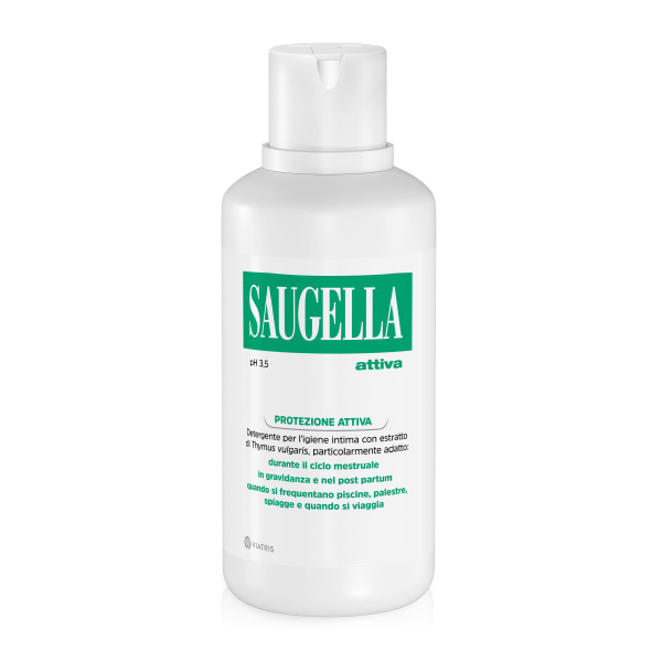 SAUGELLA ATTIVA HIGIENE INTIMA  EDAD FERTIL, EMBARAZO Y POST-PARTO (250ml)