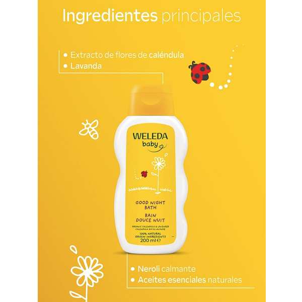 WELEDA BABY BAÑO BUENAS NOCHES (200ML) NOVEDAD!