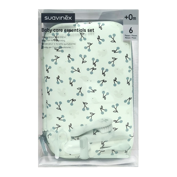 SUAVINEX BABY CARE ESSENTIALS SET NECESER (COLOR CEREZAS VERDES)