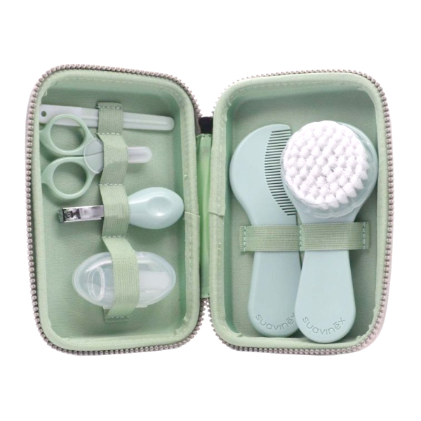 SUAVINEX BABY CARE ESSENTIALS SET NECESER (COLOR CEREZAS VERDES)