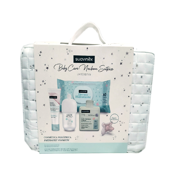 SUAVINEX BABY CARE SUITCASE MALETA NACIMIENTO COLOR BLANCO (5 PRODUCTOS BEBÉ)