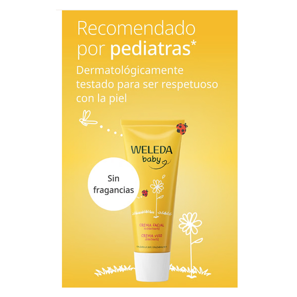 WELEDA BABY CREMA FACIAL DE CALENDULA (50ML)