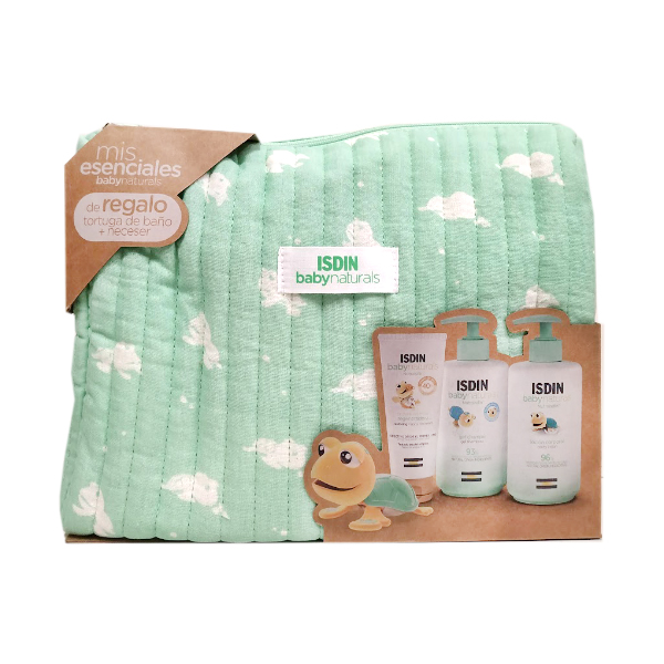 ISDIN BABY NATURALS CANASTILLA MIS ESENCIALES + TORTUGA BAÑO DE REGALO!