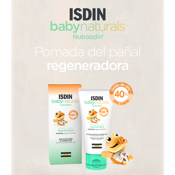Cuidados del bebé: ISDIN BABY NATURALS POMADA DEL PAÑAL REGENERADORA 100ML