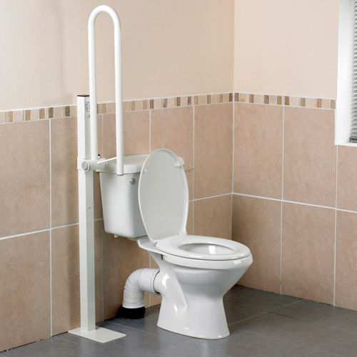 AYUDAS DINÁMICAS Barra baño abatible sobre mástil 55cm