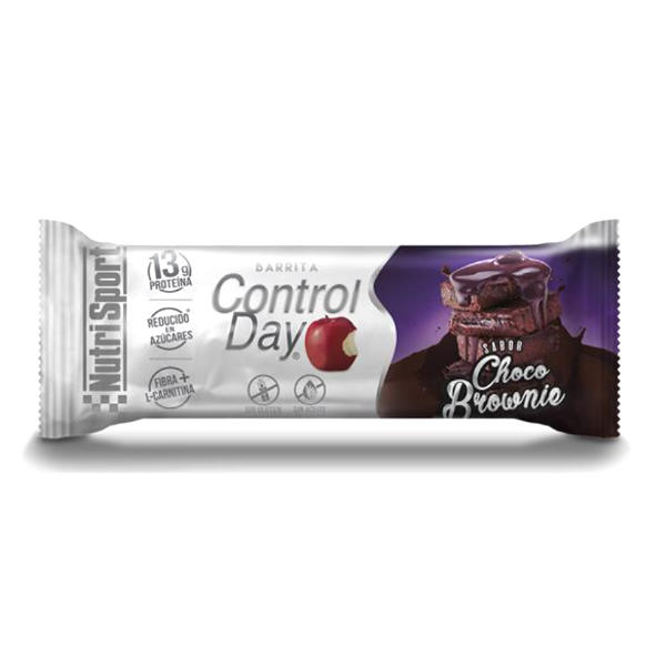 NUTRISPORT BARRITA BROWNIE CONTROLDAY CAJA (28 UNIDADES x 44G)