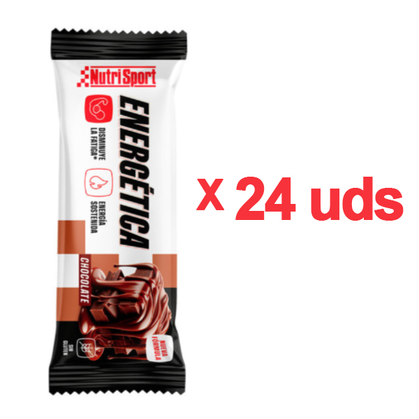 NUTRISPORT BARRITA ENERGETICA CHOCOLATE (24 UNIDADES x 44G)