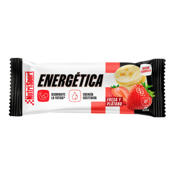 NUTRISPORT BARRITA ENERGETICA FRESA-PLATANO CAJA (24 UDS x 44G)