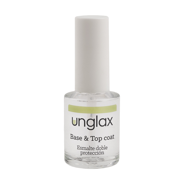 UNGLAX BASE & TOP COAT ESMALTE PROTECTOR (ENVASE 10ML) NOVEDAD!