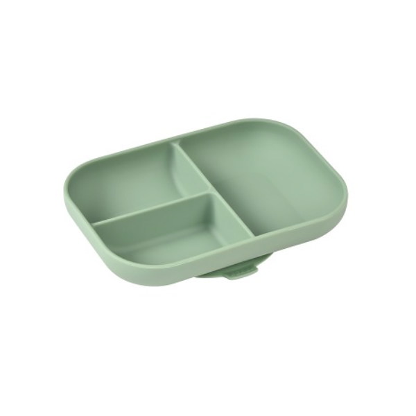SUAVINEX BEABA PLATO DIVIDIDO SILICONA VERDE 4+