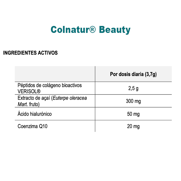 COLNATUR Beauty COLÁGENO + Q10 (30 SOBRES)