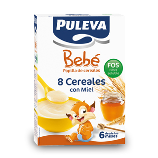 Bebé 8 Cereales con Miel (600g) 6M