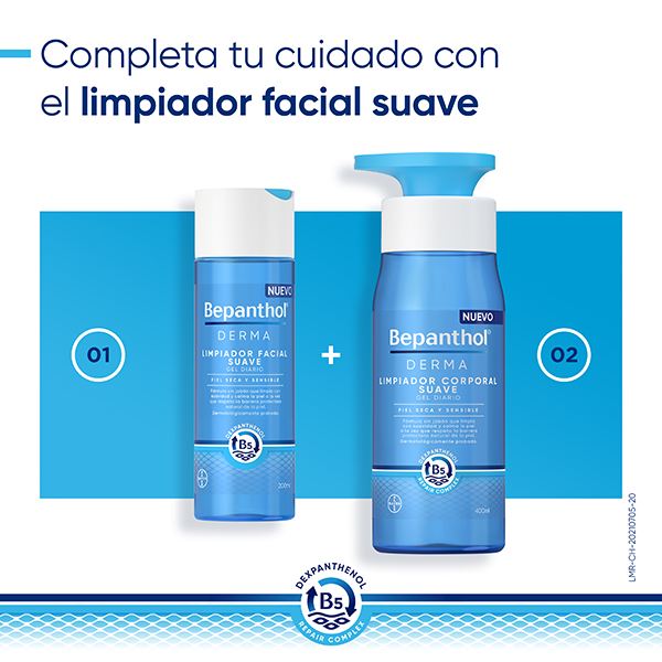 BAYER BEPANTHOL DERMA LIMPIADOR CORPORAL SUAVE GEL DIARIO (400ml)	