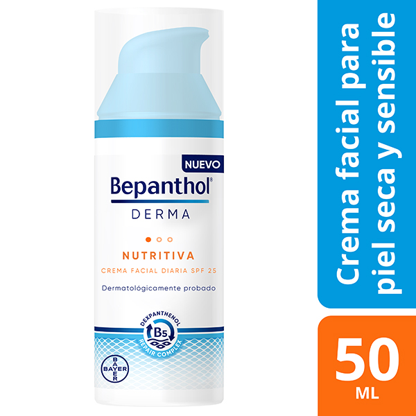 BAYER BEPANTHOL DERMA NUTRITIVA CREMA FACIAL DIARIA SPF25 (50ML)		
