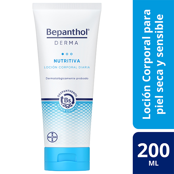BAYER BEPANTHOL DERMA NUTRITIVA LOCIÓN CORPORAL DIARIA (200ML)		