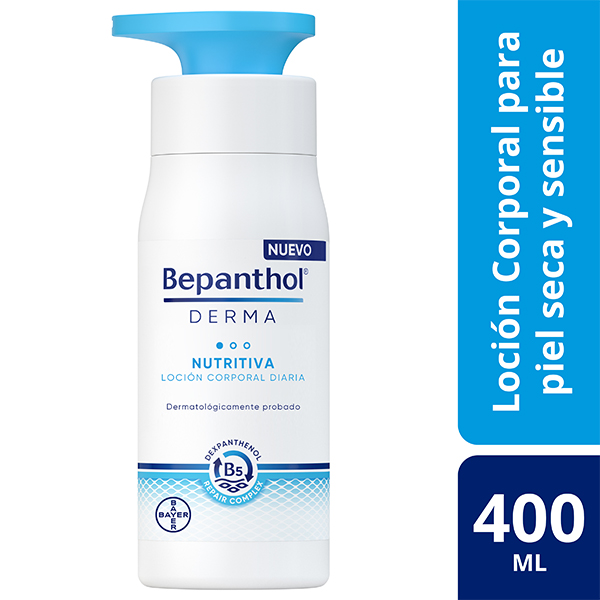 BAYER BEPANTHOL DERMA NUTRITIVA LOCIÓN CORPORAL DIARIA (400ML)		