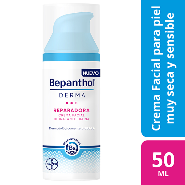 BAYER BEPANTHOL DERMA REPARADORA CREMA FACIAL HIDRATANTE DIARIA (50ML)		