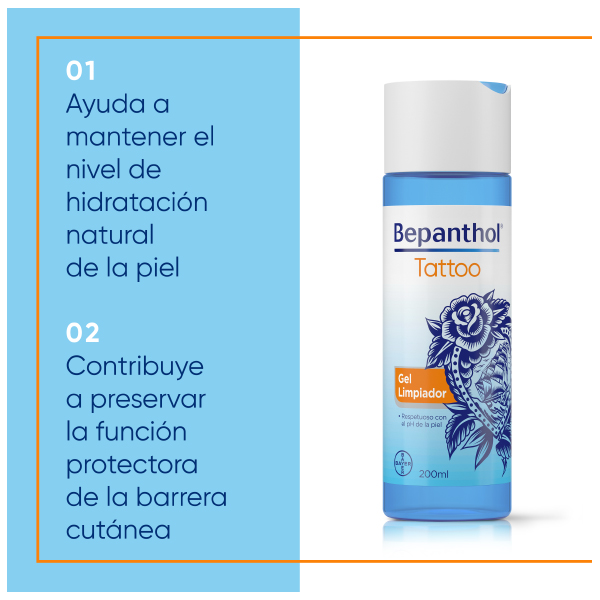 BAYER BEPANTHOL TATTOO GEL LIMPIADOR (200ML)