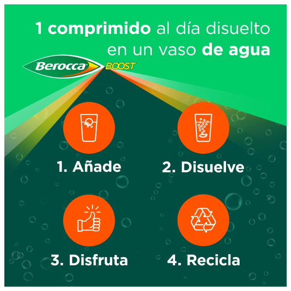 BAYER BEROCCA BOOST (15 comp. efervescentes)			