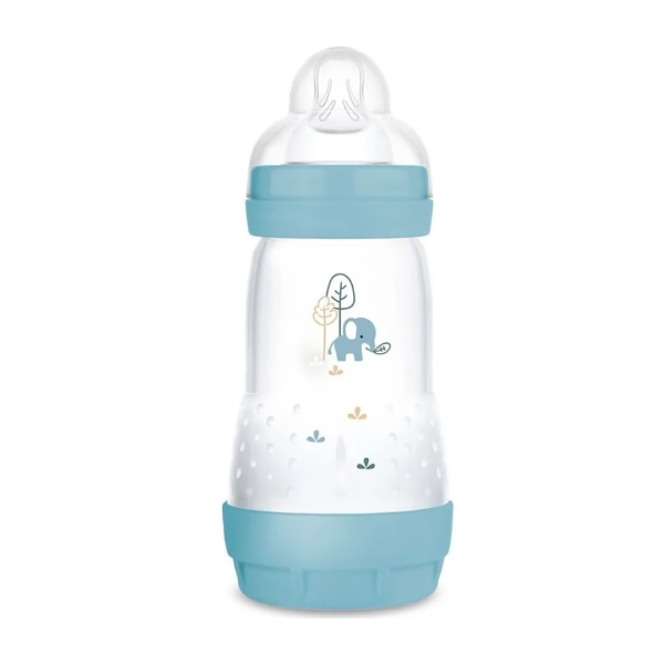 MAM BABY BIBERÓN EASY START ANTI-COLIC AZUL +2M (320ML)