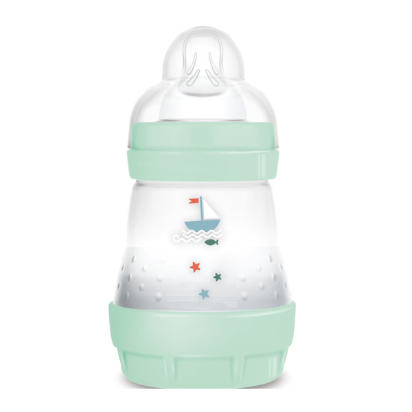 MAM BABY BIBERÓN EASY START ANTI-COLIC FLUJO LENTO +0M  VERDE (160ML)