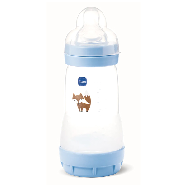 MAM BABY BIBERÓN EASY START ANTI-COLIC ZORRO +2M (260ML)