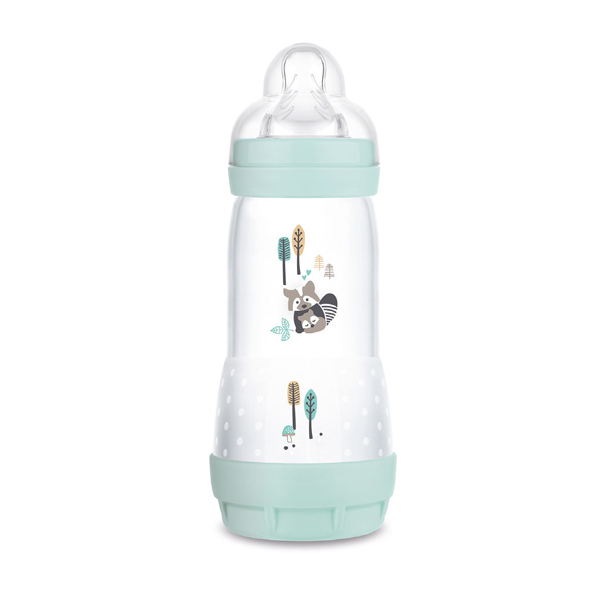 MAM BABY BIBERÓN EASY START COLOURS OF NATURE SILICONA AZUL (320ML)